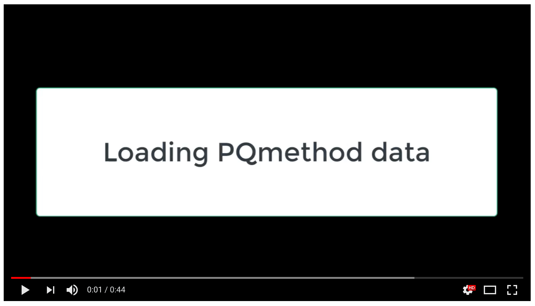 PQMethod Data Input